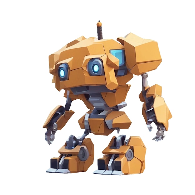 PSD robot psd 3d character