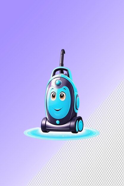 PSD a robot with a face on it and a cartoon face