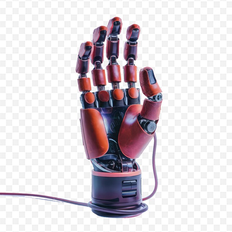 PSD a robot with a red arm that says quot the brand of the brand quot