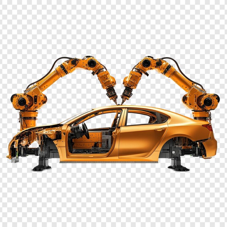 PSD robotic car assembly gold car production line automation technology