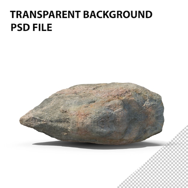 PSD rock boulder large png