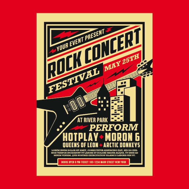 Festival dei concerti rock