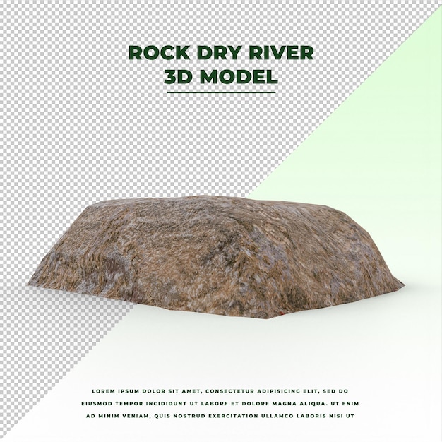 Rock dry river