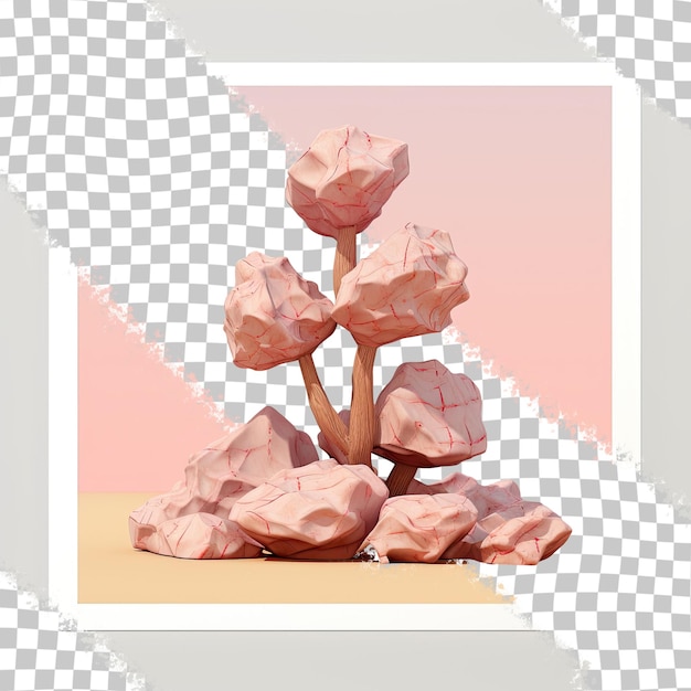 Rock formations in the desert are like roses