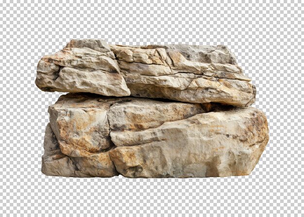 PSD rock isolated transparency background