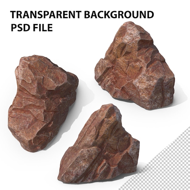 PSD rock png