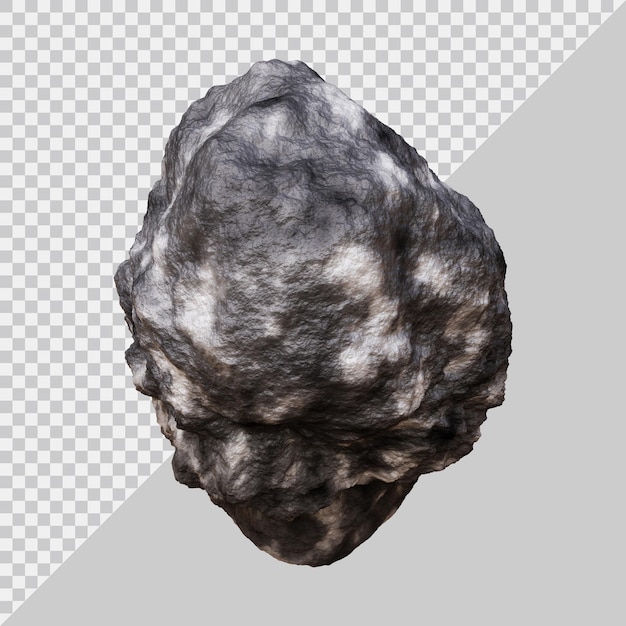 PSD rock stone design in 3d render