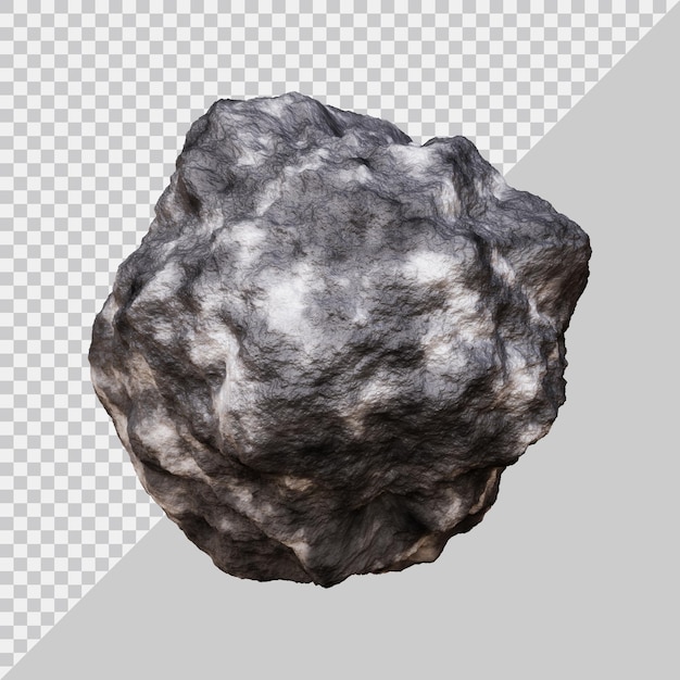 PSD rock stone design in 3d render