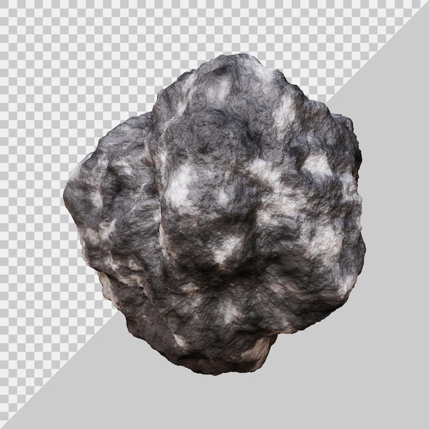 Rock stone design in 3d render