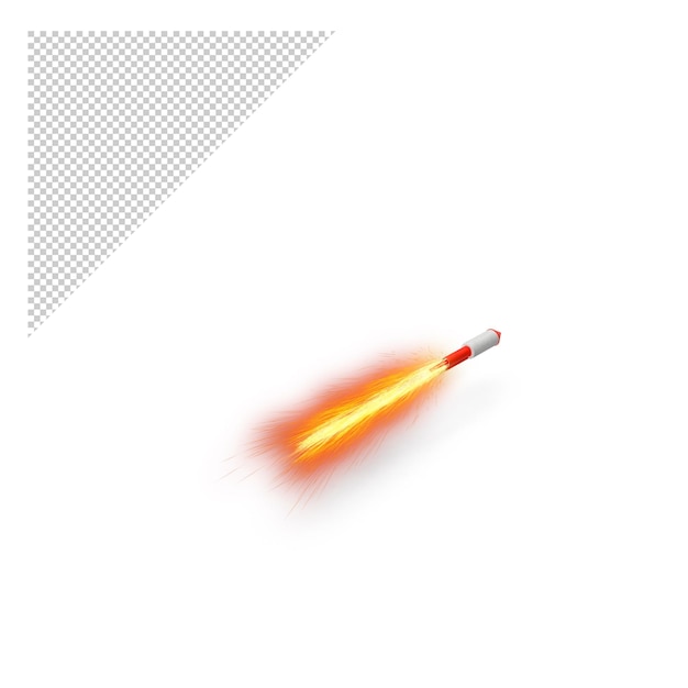 Rocket effect with rocket png