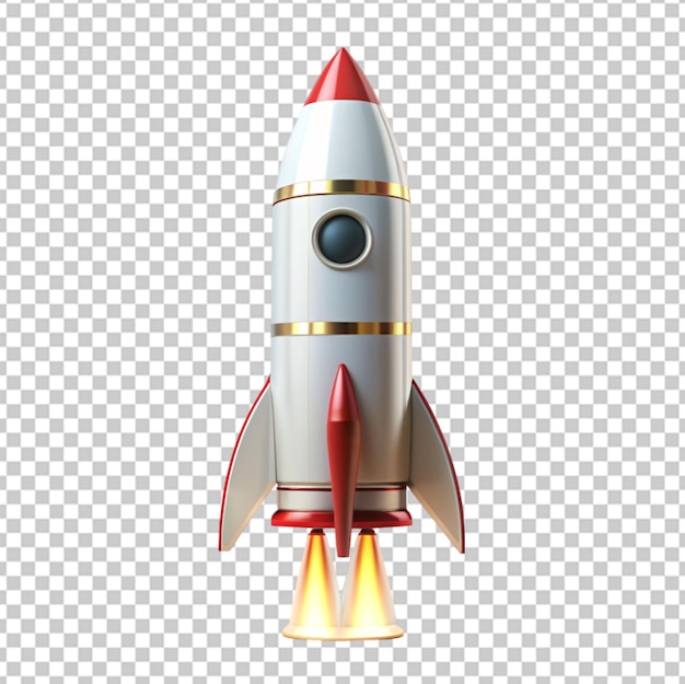 PSD rocket transparent background