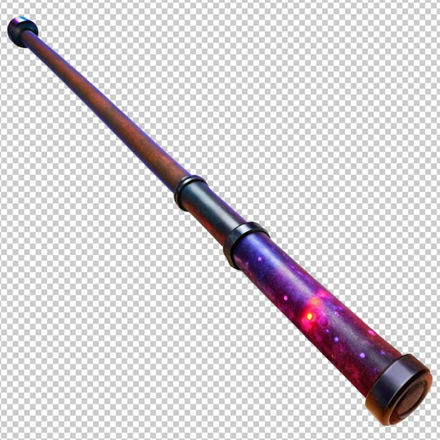 Rod of darkness on transparent background