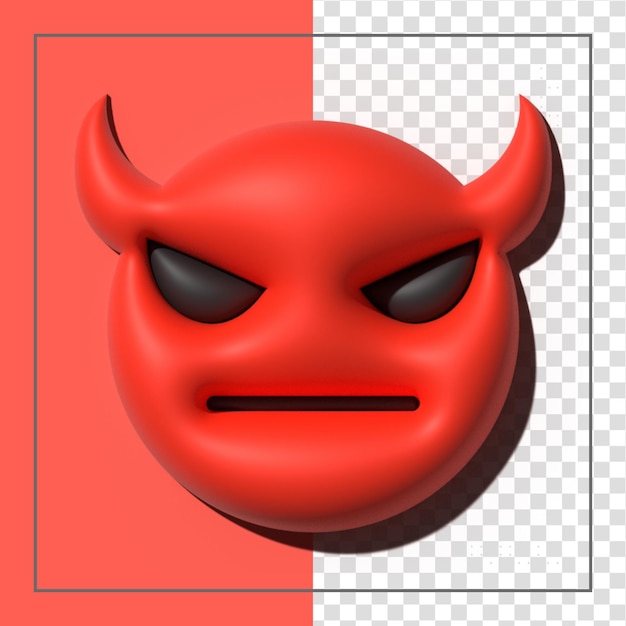 PSD rode emoji liefde emoticons gezichten met gezichtsuitdrukkingen 3d gestileerde emoji iconen