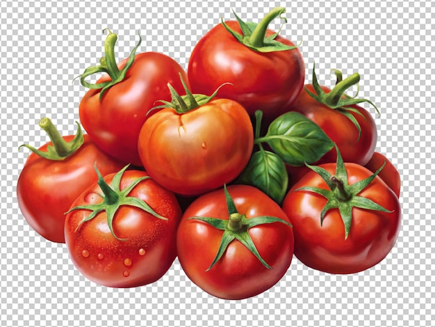 PSD rode tomaten