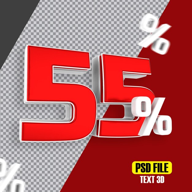 rode uitverkoop 55 procent korting op promotie