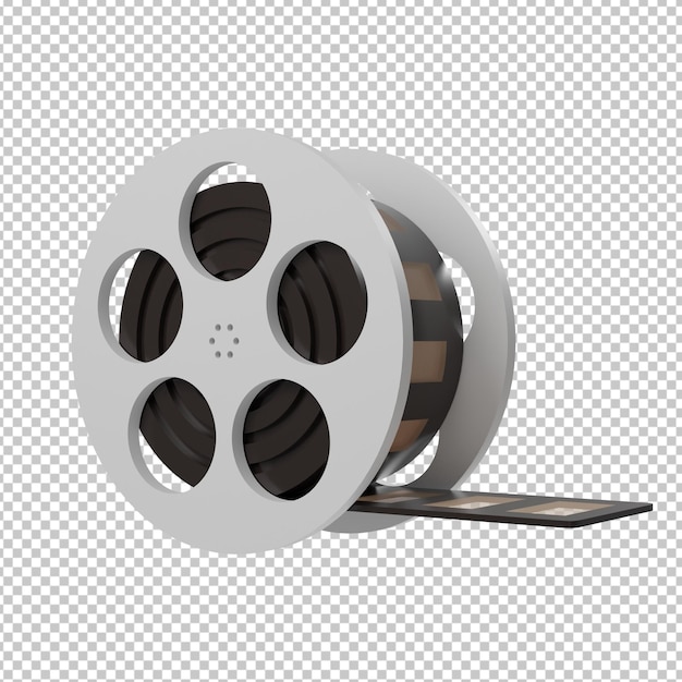rolka filmu ilustracja 3d