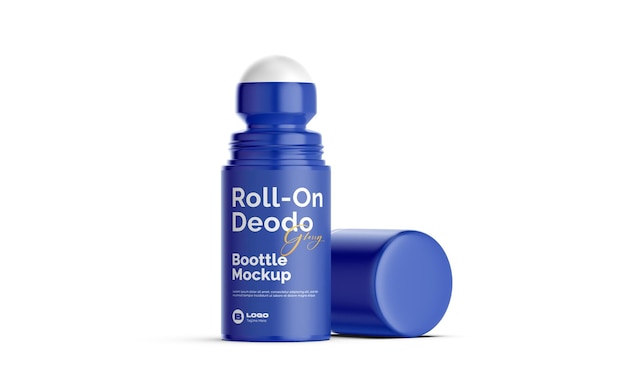 Roll-On deodorant fles mockup
