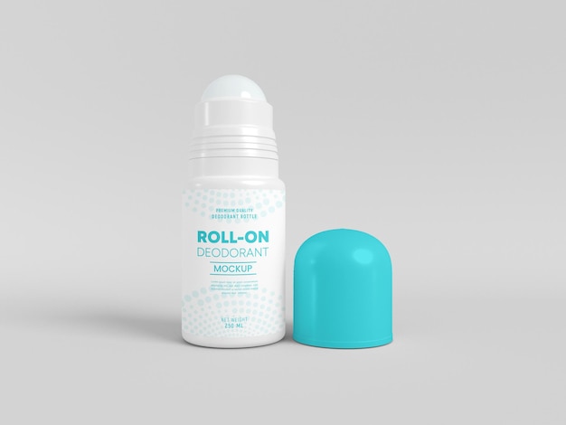 Roll on deodorant fles mockup