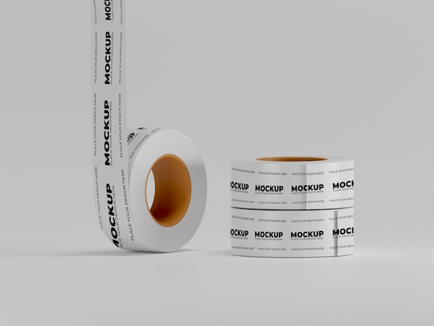 Roll tape mockup