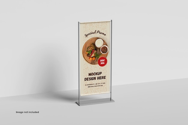 Roll up banner mockup