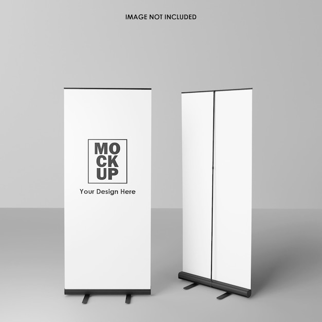 Roll up banner mockup