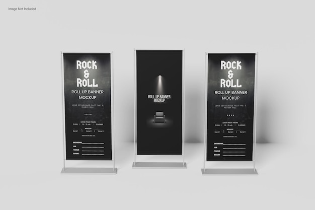 Roll up banner mockup