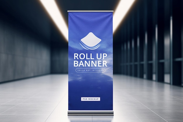 Roll up banner mockup