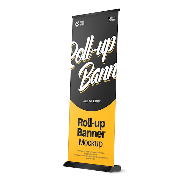 Roll-up banners mockup