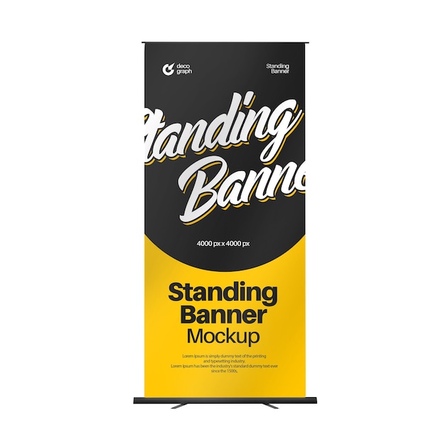 Roll-up banners mockup