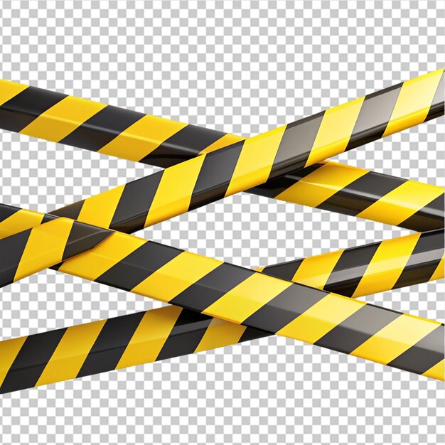 PSD a roll of yellow and black striped