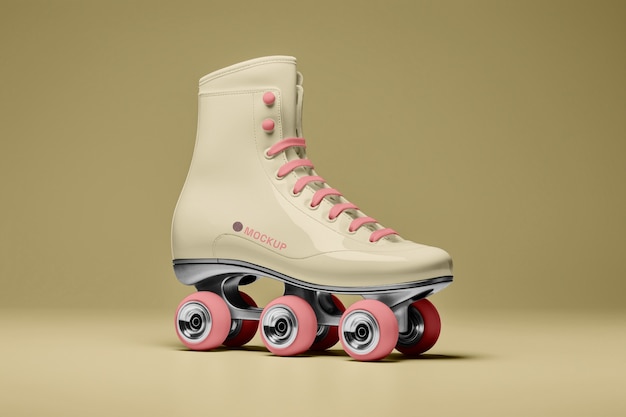 PSD roller skater mockup design