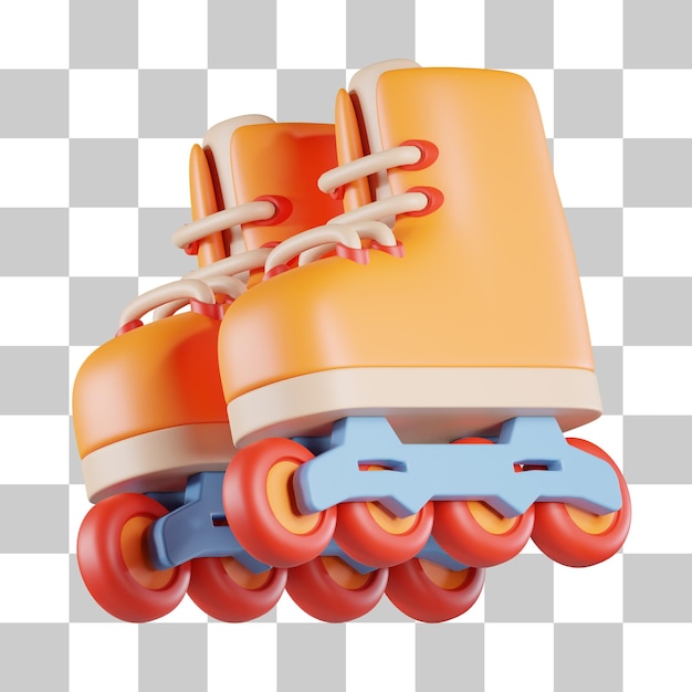 Обувь на роликах 3D Icon