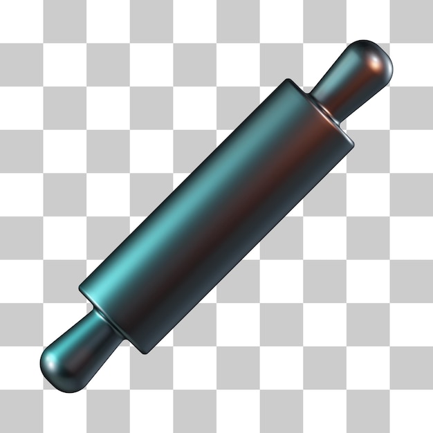 Rolling pin 3d icon