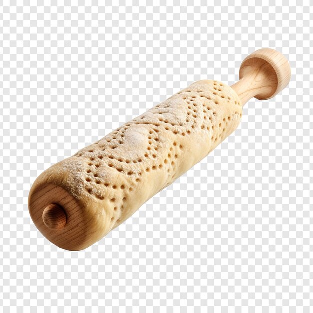 PSD a rolling pin isolated on transparent background