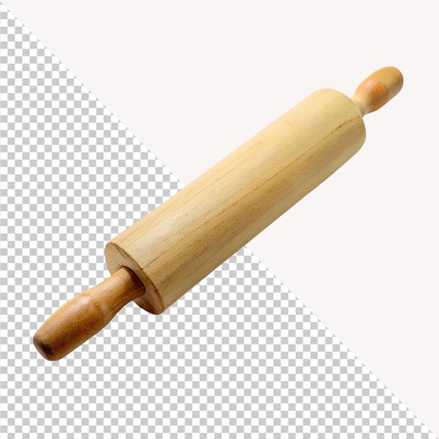 PSD rolling pin on transparent background