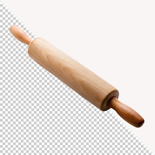 PSD rolling pin on transparent background