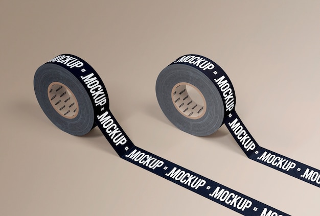 PSD rolls of duct tape mock-up design