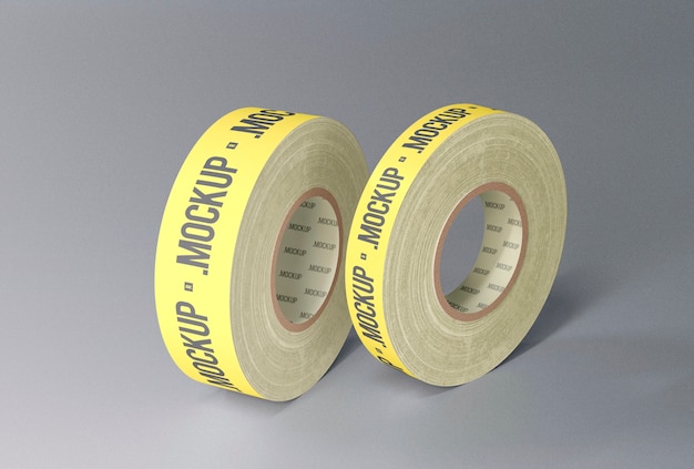 PSD rolls of duct tape mock-up design