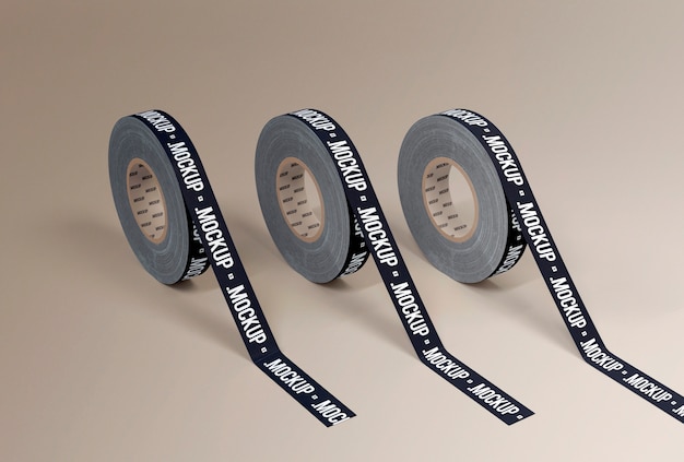 PSD rolls of duct tape mock-up design