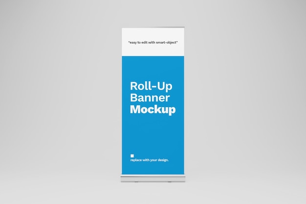 RollUp Banner Mockup for Advertising and Promotions