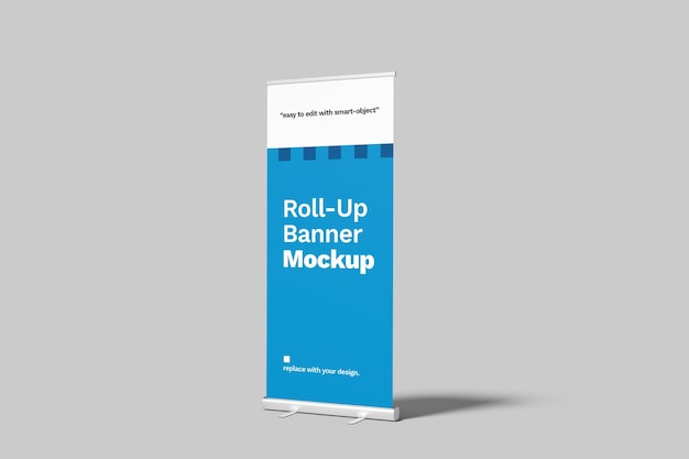 RollUp Banner Mockup for Business Presentations