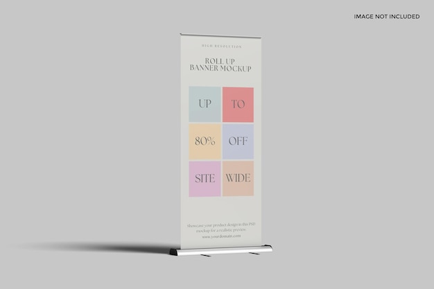 Rollup banner mockup