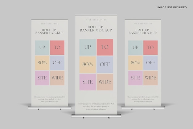 Rollup banner mockup