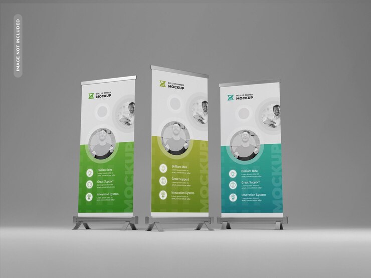 Rollup banner mockup