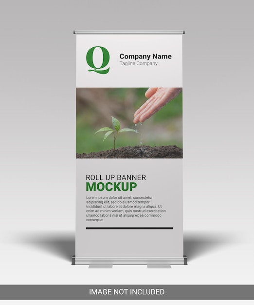 Rollup banner mockup