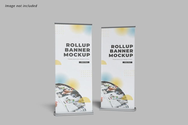 Rollup banner mockup