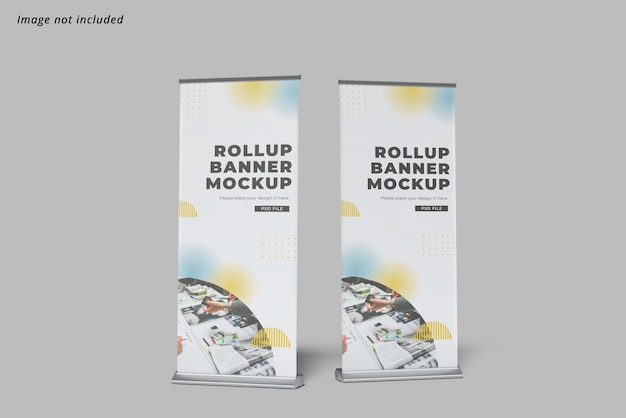 Rollup banner mockup