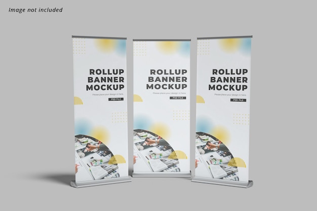 Rollup banner mockup