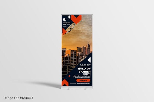 PSD rollup banner mockup