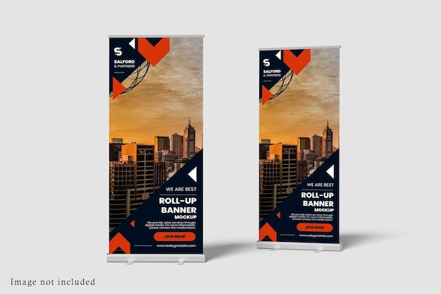 Rollup banner mockup